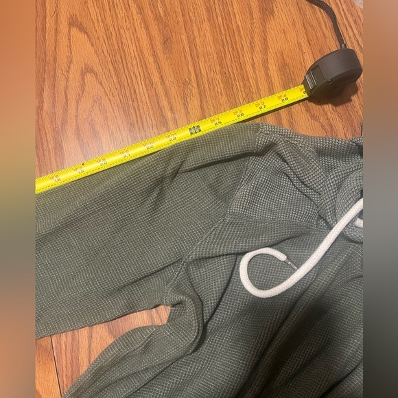 Express Men’s Waffle Knit Hooded Long Sleeve Shirt - Size Medium - Picture 5 of 7